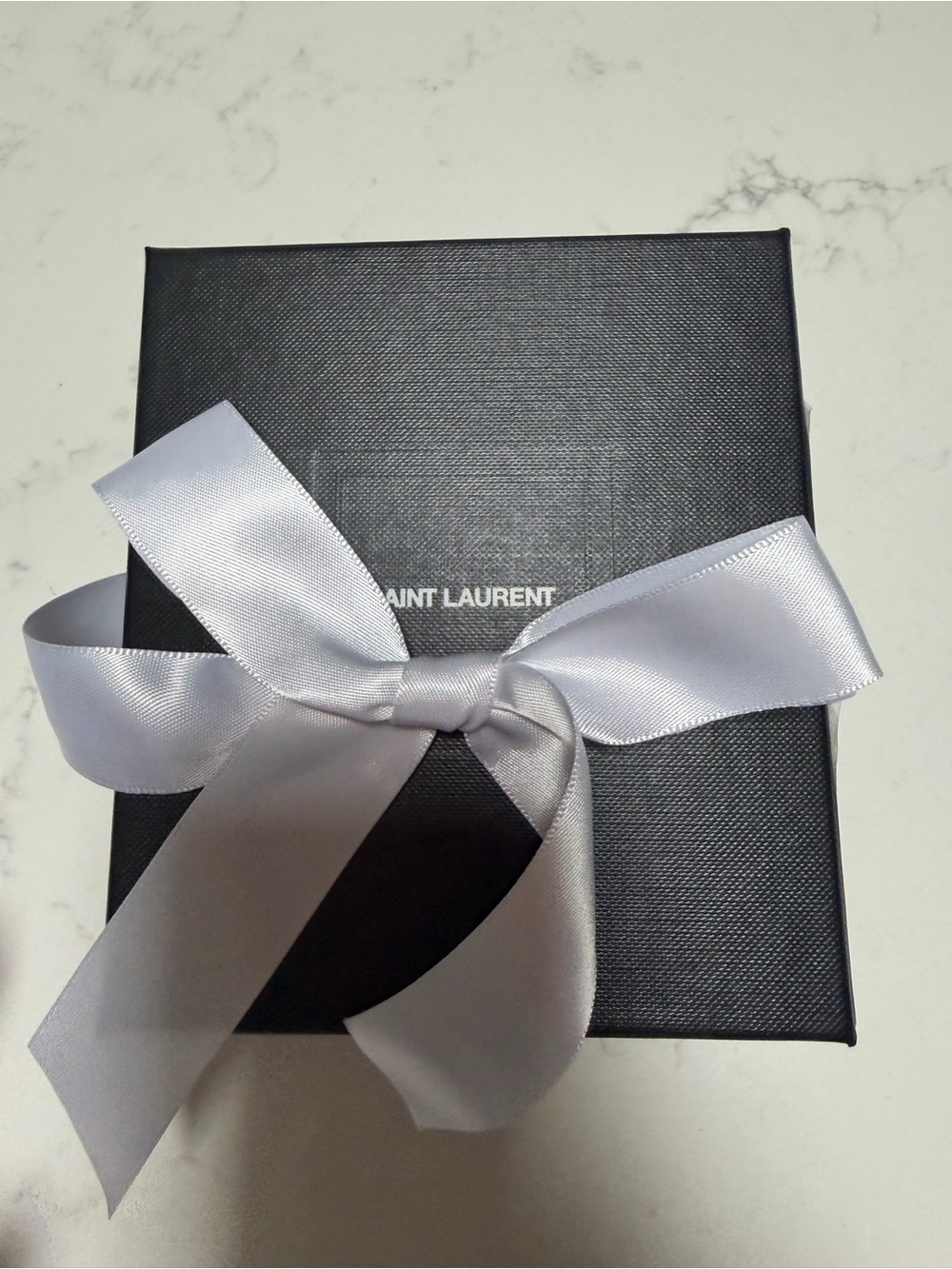 AUTHENTIC Saint Laurent Cassandra Matelasse Black Card Holder Wallet - - Picture 8 of 8